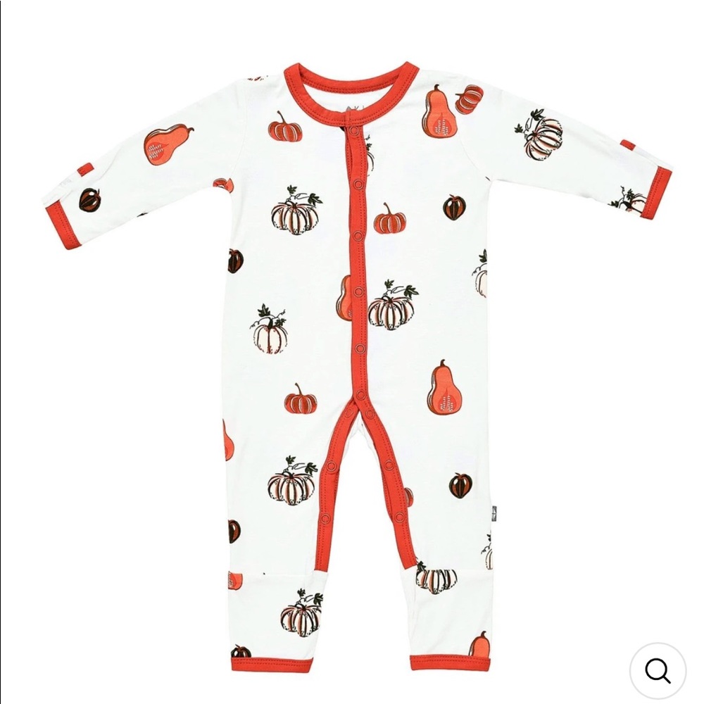 KYTE BABY PUMPKIN SNAP ROMPER